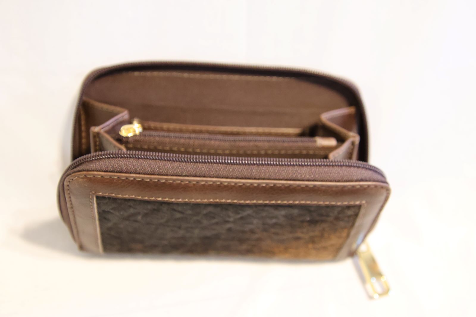 Whiskey-colored wallet