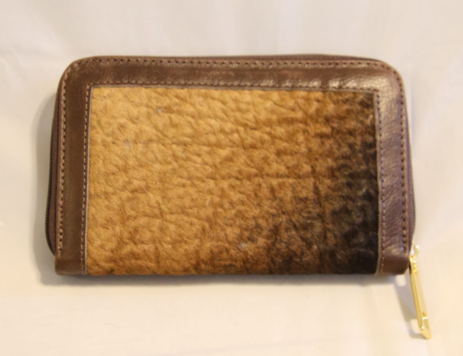 Whiskey-colored wallet